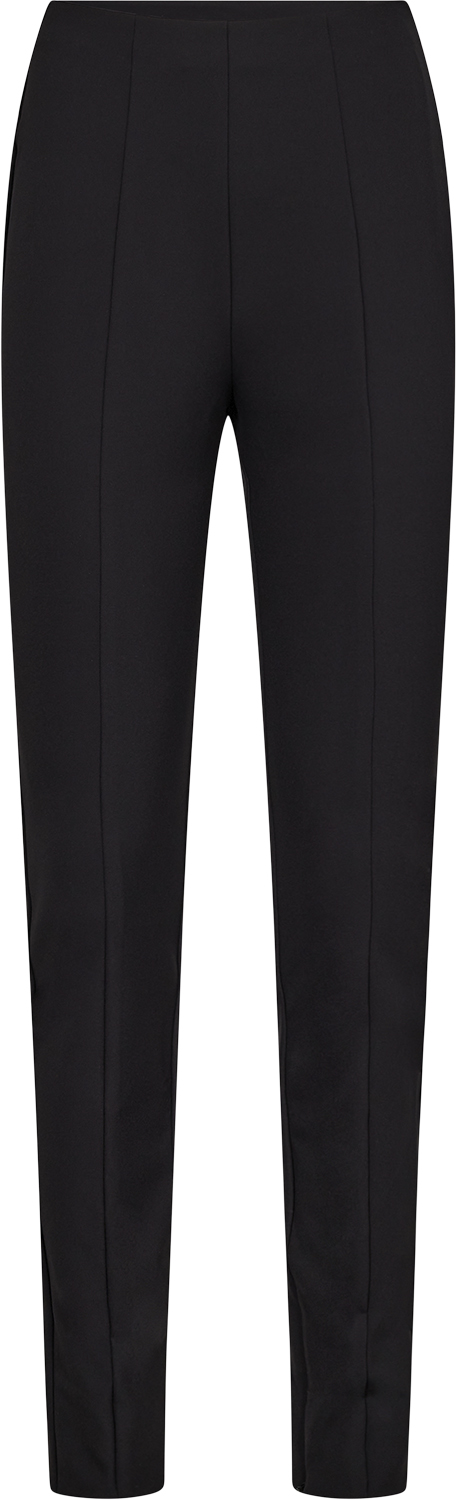 Bruun & Stengade BS Zoe Regular Fit Pants Kvinde Black Bukser Med Smalle Ben Str 44 - hos Magasin