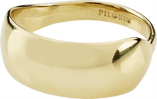 Pilgrim Daisy Recycled Ring Guldbelagt Embr one size - Ringe hos Magasin