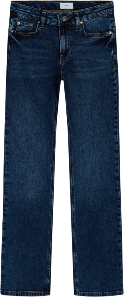 Grunt Texas Low Flare Blue Str 26/13Y - Blue Jeans hos Magasin