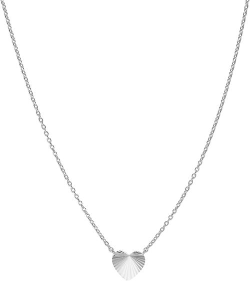 Jane Kønig Reflection Heart Necklace, Sterling Silver One Size - Halskæder Med Vedhæng hos Magasin