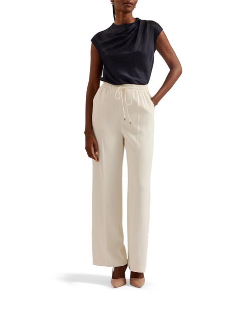 Ted Baker Liliaah Wide Leg Jogger Kvinde Ivory Bukser Med Brede Ben Str M /3 - hos Magasin