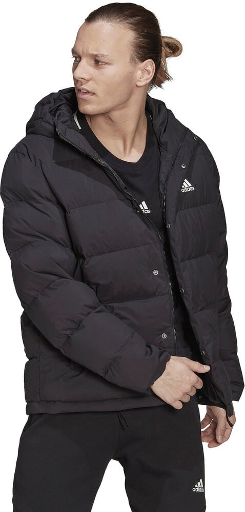 adidas Helionic Hooded Down Jakke L - Jakker hos Magasin