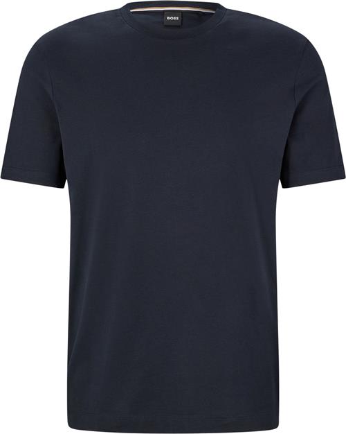 Se BOSS Thompson 02 Mand Dark Blue Kortærmede T-shirts Str XL - hos Magasin ved Magasin