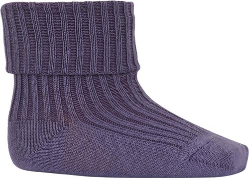 mpKids Cotton rib Baby Socks Str 15/16 - Lavender Dust Strømper hos Magasin