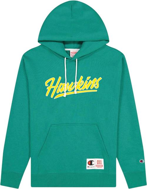 Se Champion Hooded Sweatshirt Mand Cadmium Green Hoodies Str S - Bomuld hos Magasin ved Magasin