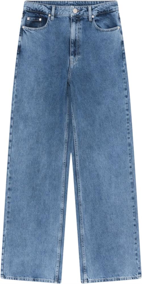 2NDDAY 2ND Rodet TT Classic Denim Kvinde Light Blue Wide Jeans Str 29 Denim - hos Magasin