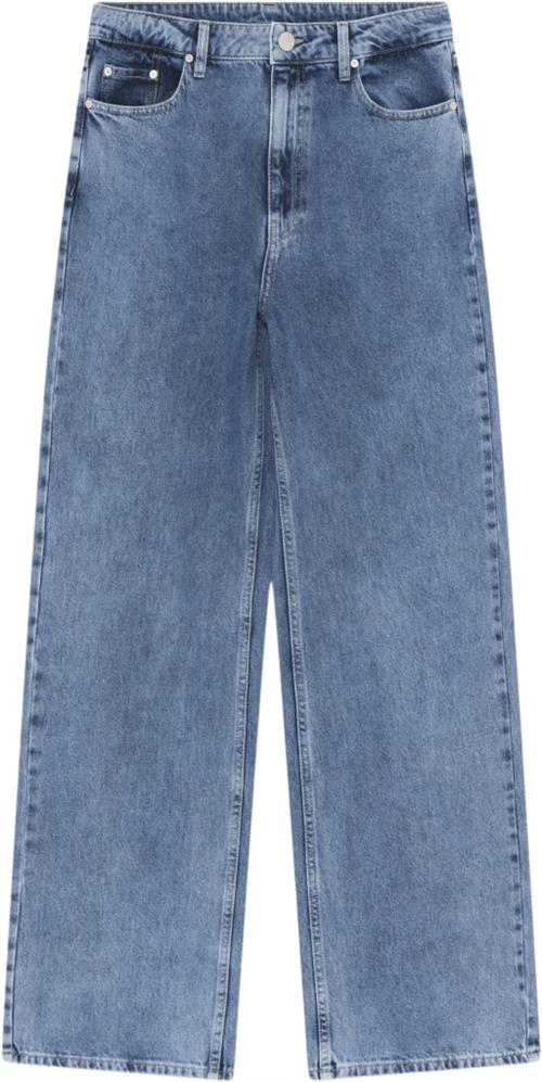 2NDDAY 2ND Rodet TT Classic Denim Kvinde Light Blue Wide Jeans Str 31 Denim - hos Magasin