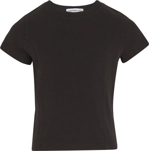 Se Calvin Klein Short Sleeve Shirt Str 10 år - Beh Kortærmede T-shirts Bomuld hos Magasin ved Magasin