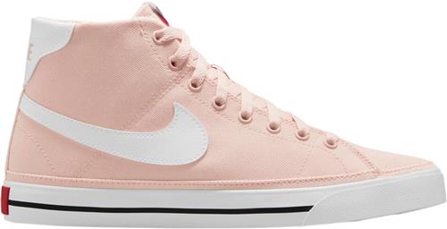 Se Nike Court Legacy Mid Canvas Kvinde Pink Sneakers Str 41 - hos Magasin ved Magasin