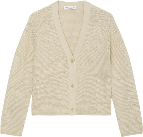 Marc O’Polo Cardigan, Longsleeve, Vneck Kvinde Dusty Field Cardigans Str XL - hos Magasin