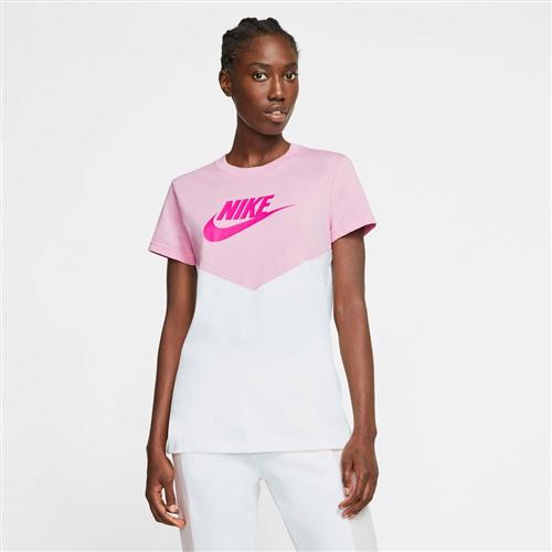 Nike Sportswear Heritage T Shirt L - Trænings T-shirts Bomuld hos Magasin