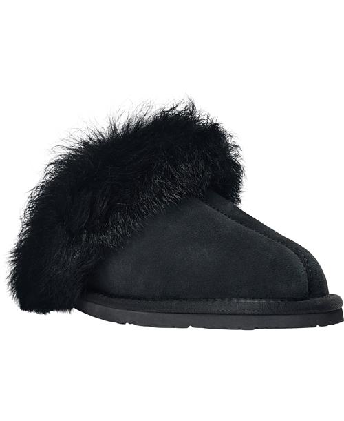 Lovelies Vigra Shearling Slippers Kvinde Beluga Hjemmesko Str 42 - Uld hos Magasin