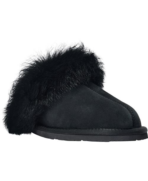 Lovelies Vigra Shearling Slippers Kvinde Beluga Hjemmesko Str 36 - Uld hos Magasin