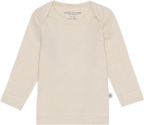 GoBabyGo Elm Blouse Plantefarvet Str 12m (80cm) - Vanilla Bluser Bomuld hos Magasin