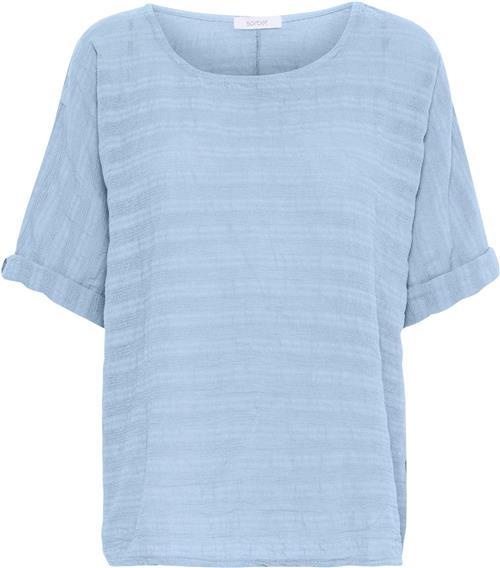 Se Sorbet Sbjasmin 34 TEE Kvinde Cerulean Kortærmede T-shirts Str L/XL - hos Magasin ved Magasin