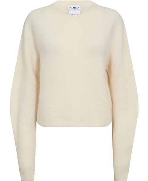 Se Marella Ovidio Kvinde Cream Sweaters Str S - Uld hos Magasin ved Magasin