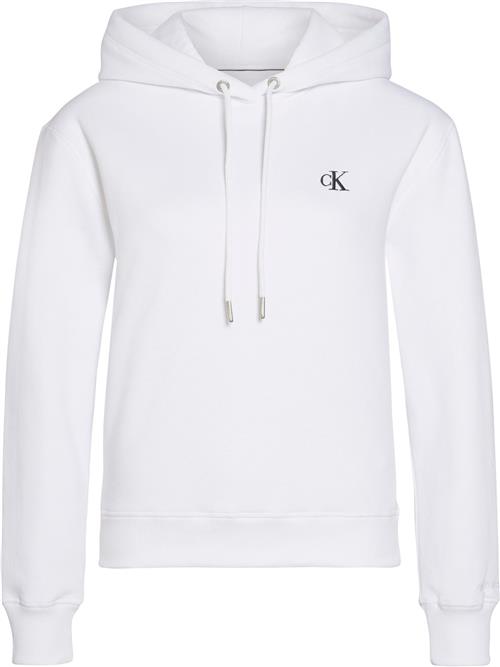 Calvin Klein CK Embroidery Hoodie Kvinde Yaf Hættetrøjer Str S - hos Magasin