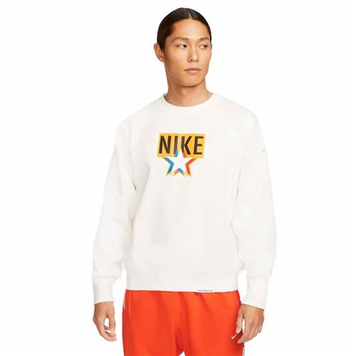 Se Nike M NK S.I. Graphic Crew Mand Grey Sweatshirts Str S - Bomuld hos Magasin ved Magasin