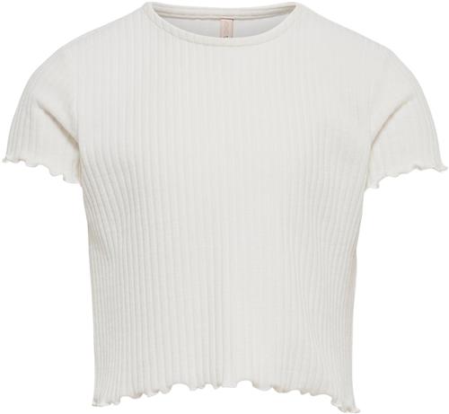 Se ONLY Kognella S/S Oneck TOP Noos JRS Str 134/140 - Hvid Kortærmede T-shirts hos Magasin ved Magasin