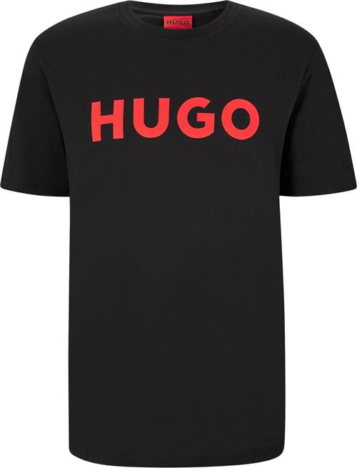 HUGO Hugo Men Leisure Jersey Mand Sort Kortærmede T-shirts Str L - hos Magasin