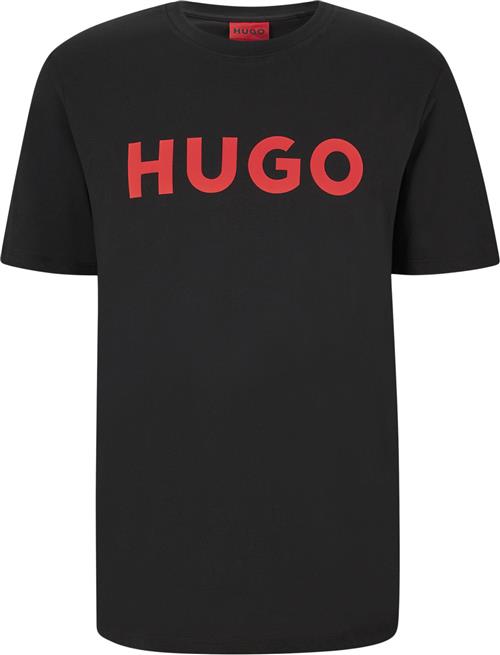 HUGO Hugo Men Leisure Jersey Mand Sort Kortærmede T-shirts Str M - hos Magasin