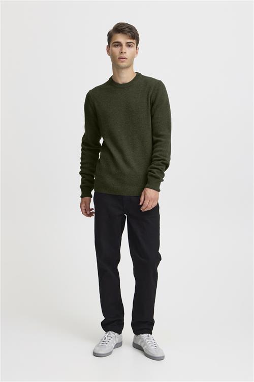 Se Casual Friday Cfkarl Crew Neck Bounty Knit Mand Deep Depths Cardigans Regular Fit Str M - hos Magasin ved Magasin