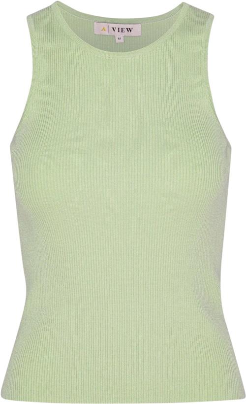 Se A-VIEW Rib Knit Tank top Kvinde Mint Tanktoppe Tight Fit Str M - hos Magasin ved Magasin