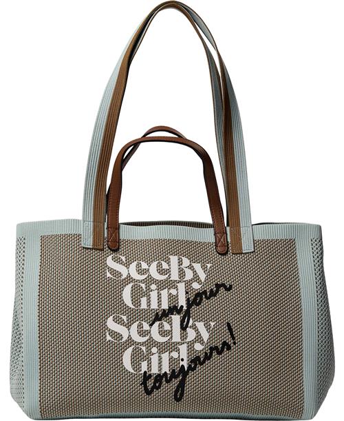 See by Chloé SEE BY BYE SEE BY BYE Tote Bags, Blowy Blue, Single Size ONE SIZE - Skuldertasker hos Magasin