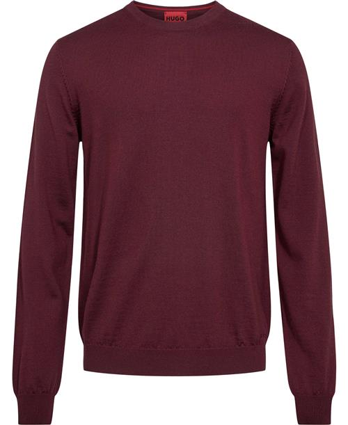 HUGO San Cedricm1 Kvinde Dark Pink Sweaters Str S - hos Magasin