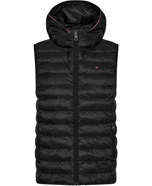 Tommy Hilfiger LW Padded Global Stripe Vest Kvinde Bds Veste Str L - hos Magasin