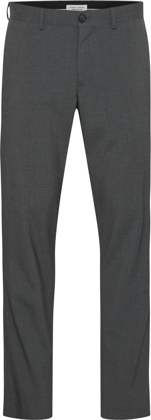 Se Casual Friday Cfphilip 2.0 Suit Pant Mand Mid Grey Melange Habitbukser Slim Fit Str 54/32 - hos Magasin ved Magasin