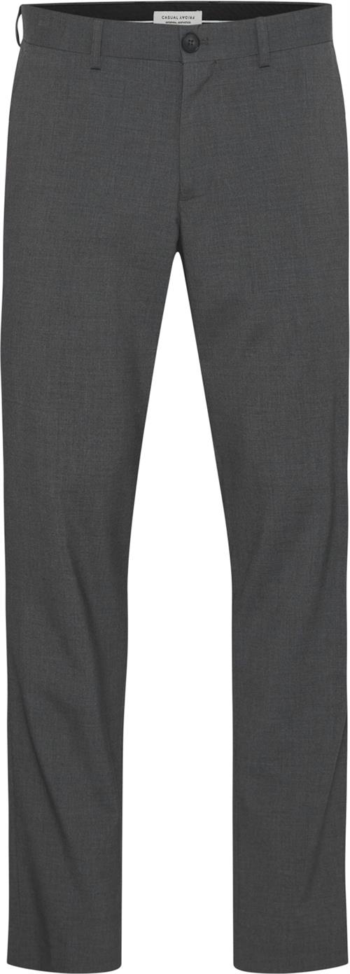 Casual Friday Cfphilip 2.0 Suit Pant Mand Mid Grey Melange Habitbukser Slim Fit Str 56/32 - hos Magasin