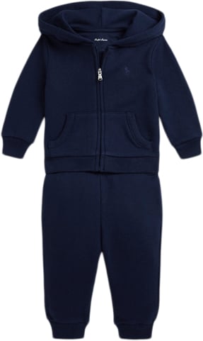 Se Polo Ralph Lauren LW Magic Fleecelsfzhood-st-pns Str 12 mdr / 74 cm - Navy Bukser hos Magasin ved Magasin