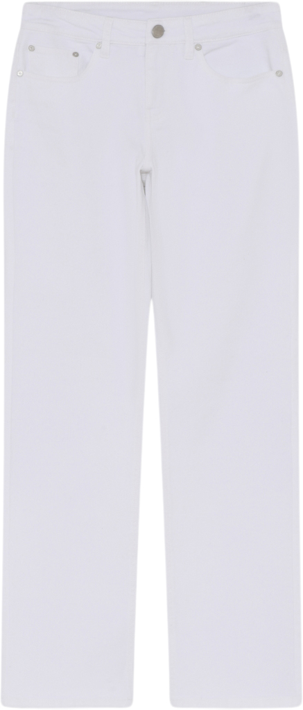 2NDDAY 2ND Suki TT Denim Feel Kvinde White Denim Straight Jeans Str 31 Denim - hos Magasin