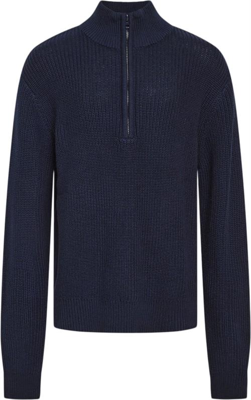 Grunt Durbuy Knit Str S/10Y - Navy Strik hos Magasin