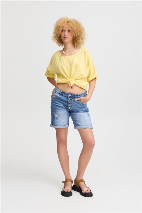 Se Sorbet Sbguddi Denim Shorts Kvinde Jeans Blue Denim Shorts Str S Denim - hos Magasin ved Magasin