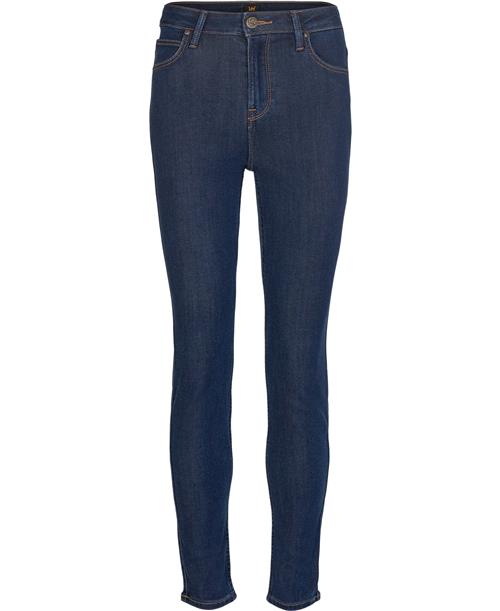 Se Lee Scarlett High Tonal Stonewash Kvinde Grå Skinny Jeans Skinny Fit Str 28/31 - hos Magasin ved Magasin