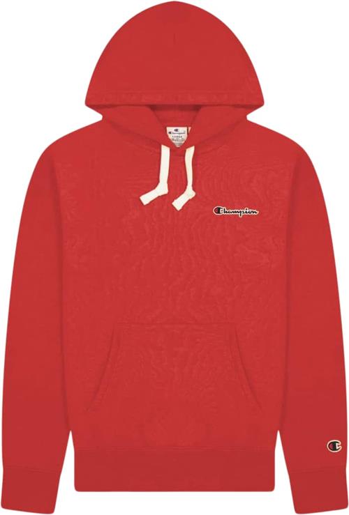 Se Champion Hooded Sweatshirt Mand Chinese Red Hoodies Str S - Bomuld hos Magasin ved Magasin