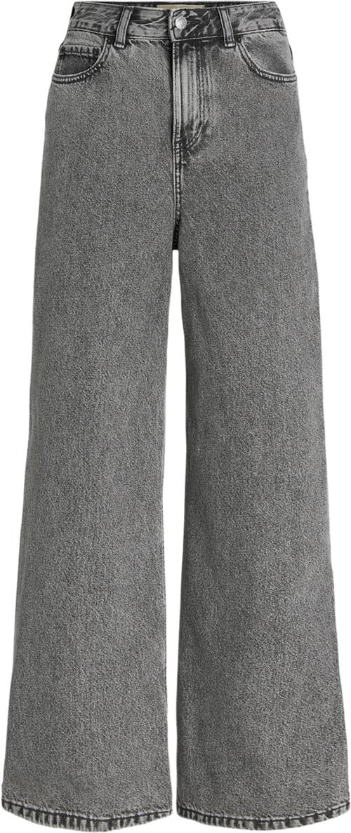 JJXX Jxtokyo Wide HW R6119 Jeans DNM NO Kvinde Grey Denim Wide Jeans Str "28/""34" - Bomuld hos Magasin