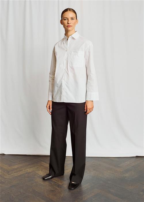 Bruun & Stengade BS Caia Regular Fit Shirt Kvinde White Skjorter Str 40 - hos Magasin