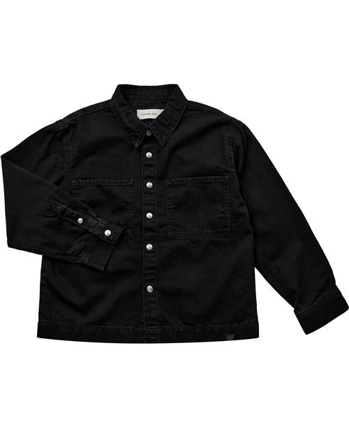 Calvin Klein LS Denim Shirt Clean Black Str 14 Denim - Washed Black Rigid Skjorter hos Magasin