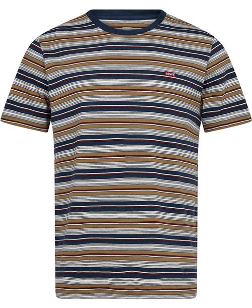 Levi's SS Original HM TEE Fletcher ST Mand Blå Kortærmede T-shirts Str L - Bomuld hos Magasin