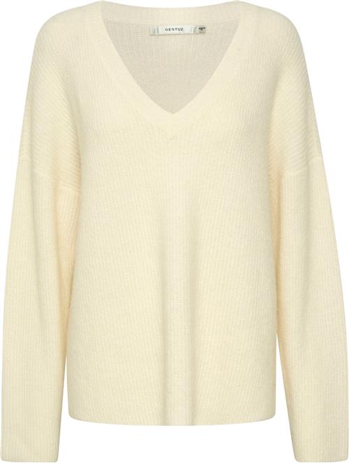 Gestuz Alphagz Vpullover Noos Kvinde Ivory Sweaters Str M - hos Magasin