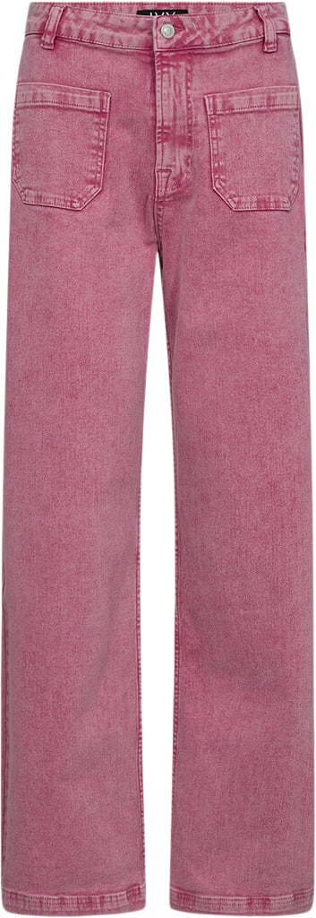 IVY Copenhagen Ivybrooke 70's Jeans Azid Color Kvinde Lipline Rose Bukser Med Lige Ben Str 29 / 32 - hos Magasin