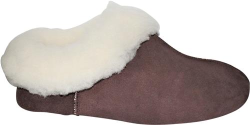 Royal Slippers Alaska Kvinde Coffee Hjemmesko Str 37 - hos Magasin