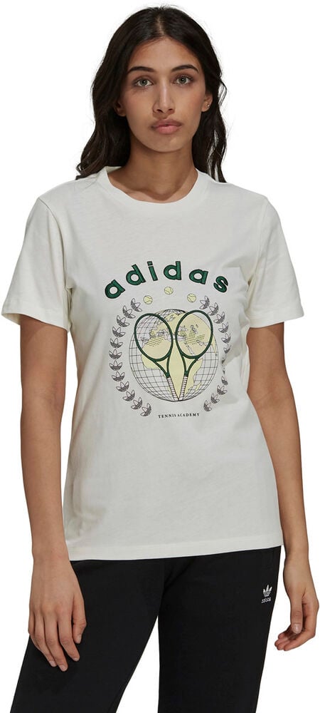 Se adidas Tennis Luxe Graphic Tshirt 38 - Trænings T-shirts Bomuld hos Magasin ved Magasin