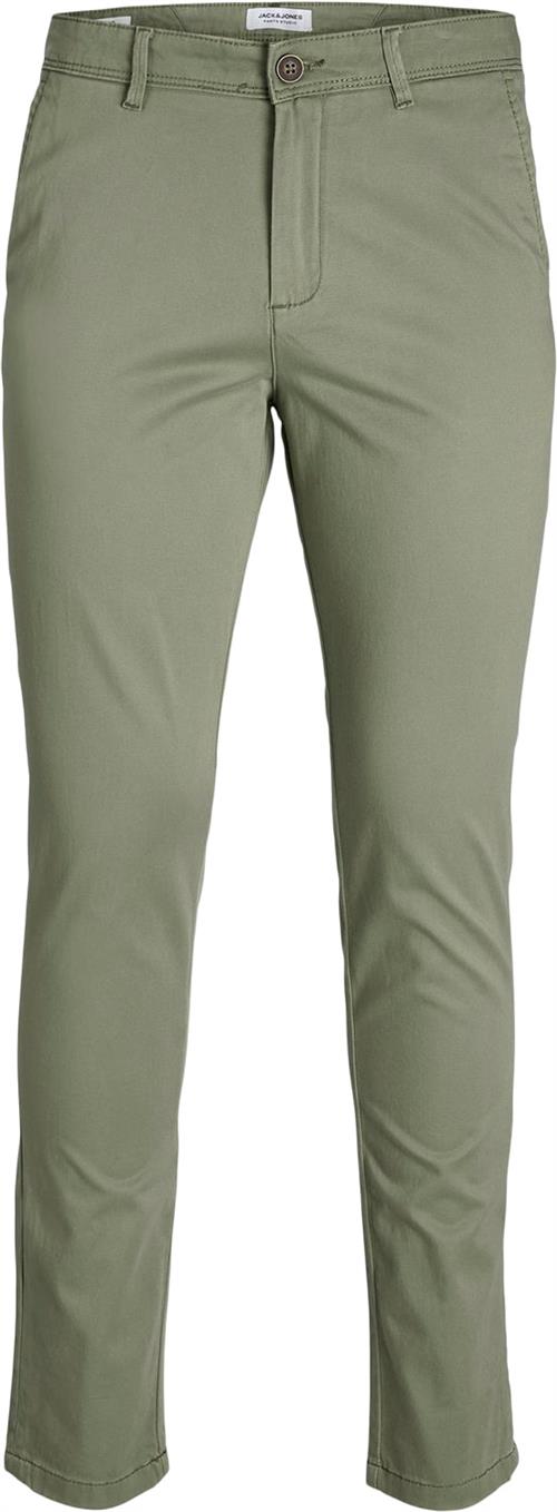 Jack & Jones Jpstmarco Jjbowie SA Noos Mand Deep Lichen Green Chinos Str "27/""32" - hos Magasin