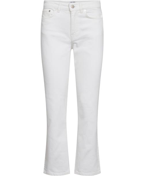 Se Filippa K Stella White Wash Kvinde Washed Whi Flare Bukser Str 27 - hos Magasin ved Magasin