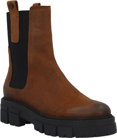 Cashott Casjida Chelsea Boot Oil Suede Kvinde Coffee Chelsea Boots Str 42 - hos Magasin