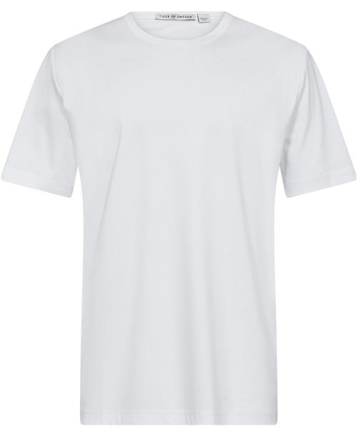 Se Tiger of Sweden Olaf Mand Pure White Kortærmede T-shirts Str XL - hos Magasin ved Magasin